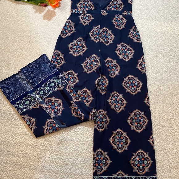 Romper Cristal Sky blue size#5 sleeveless - Picture 7 of 8